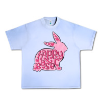 Grape Ice happy easter rabbit Urban Heavy Tee - MaliasSmallBusiness