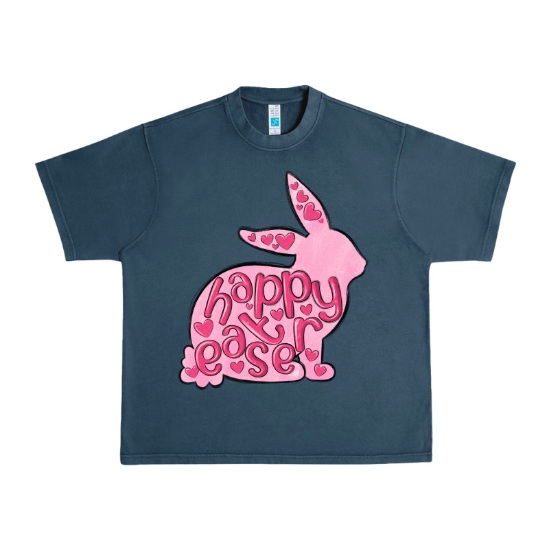 Happy Easter Rabbit Urban Heavy Tee by MaliasSmallBusiness | Teevron