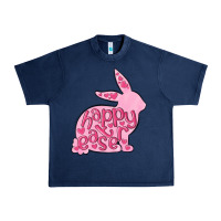 Navy happy easter rabbit Urban Heavy Tee - MaliasSmallBusiness
