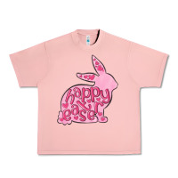 Salmon happy easter rabbit Urban Heavy Tee - MaliasSmallBusiness