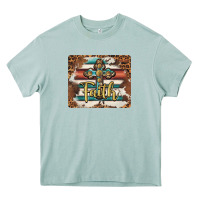 Arona faith cross mousepad Heavy Core Tee - BarkalooDesign