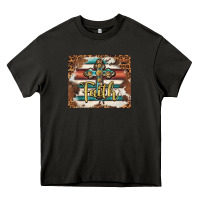 Asphalt faith cross mousepad Heavy Core Tee - BarkalooDesign