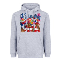 Heather Grey its in my dna puerto rico Heavyweight Hoodie - texasbilliewilder