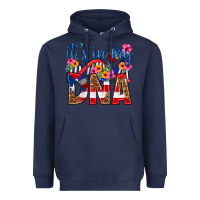 Navy its in my dna puerto rico Heavyweight Hoodie - texasbilliewilder