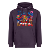 Its In My Dna Puerto Rico Heavyweight Hoodie | Teevron