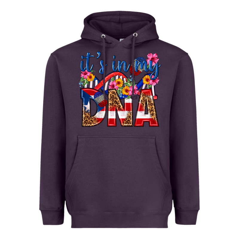 Its In My Dna Puerto Rico Heavyweight Hoodie by texasbilliewilder | Teevron
