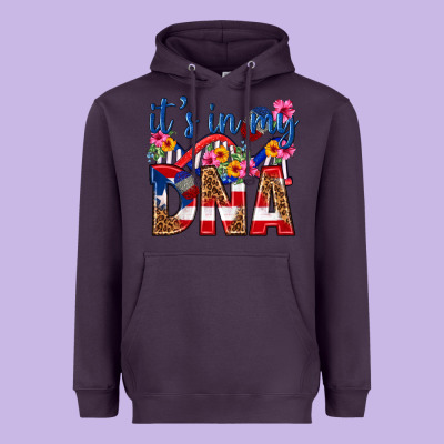 Its In My Dna Puerto Rico Heavyweight Hoodie Designed By Texasbilliewilder