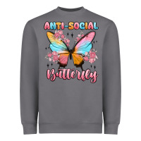 Storm anti social butterfly Heavyweight Sweatshirt - MaliasSmallBusiness