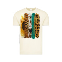Vintage Arctic Leopard Sunflower Brush Strokes Vintage Tee - Jasminsmagicworld