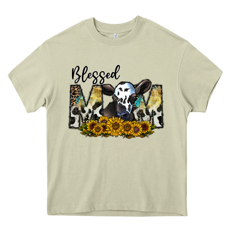 Blessed Heavy Core Tee by CowhideDigitalArt | Teevron