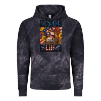 Cloud Black Western Let's Get Lit Cow Vintage Hoodie - LillyAllenDesigns
