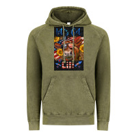 Vintage Olive Western Let's Get Lit Cow Vintage Hoodie - LillyAllenDesigns