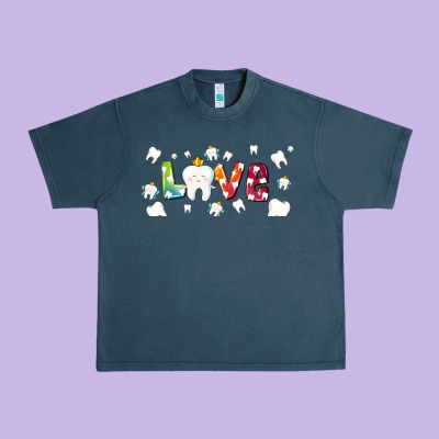 Love Tooth And Tooth Fairy Urban Heavy Tee Designed By Adodesignshop