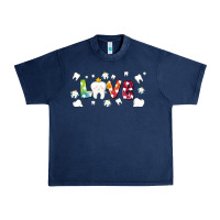 Navy love tooth and tooth fairy Urban Heavy Tee - AdoDesignShop