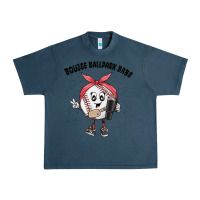 Midnight Navy boujee ballpark babe Urban Heavy Tee - MaliasSmallBusiness