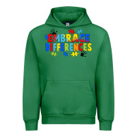 Emerald Embrace differences Urban Hoodie - FaDigitalArtStudio