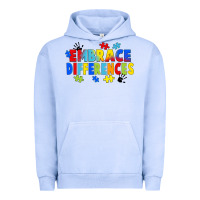 Pigment Grape Ice Embrace differences Urban Hoodie - FaDigitalArtStudio