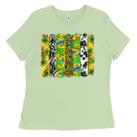 Matcha St. Patrick's Day brushstrokes Ladies Tee - Neo Western