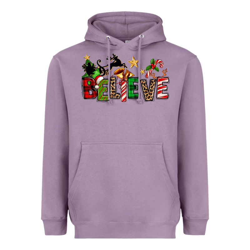 Christmas Believe Heavyweight Hoodie by texasbilliewilder | Teevron