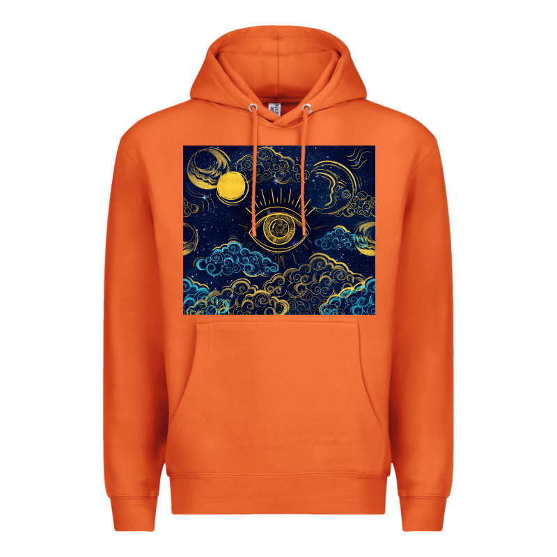 Evil Eye Moon Premium Hoodie by TumblerDesignByShophia | Teevron