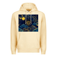 Pina Colada evil eye moon Premium Hoodie - TumblerDesignByShophia