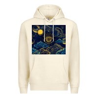 Sandshell evil eye moon Premium Hoodie - TumblerDesignByShophia
