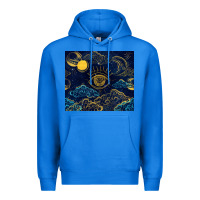 True Royal evil eye moon Premium Hoodie - TumblerDesignByShophia