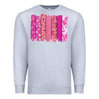 Heather Grey Cancer brushstroke Cancer Awareness Premium Sweatshirt - HowdyJamesFarm