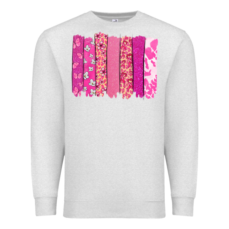 Cancer Brushstroke Cancer Awareness Premium Sweatshirt by HowdyJamesFarm | Teevron