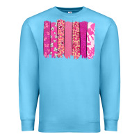 Ocean Blue Cancer brushstroke Cancer Awareness Premium Sweatshirt - HowdyJamesFarm