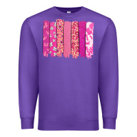 Purple Cancer brushstroke Cancer Awareness Premium Sweatshirt - HowdyJamesFarm