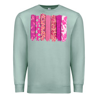 Seafoam Cancer brushstroke Cancer Awareness Premium Sweatshirt - HowdyJamesFarm
