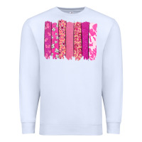 White Cancer brushstroke Cancer Awareness Premium Sweatshirt - HowdyJamesFarm