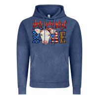 Vintage Denim Western Star Spangled Baby Cow Vintage Hoodie - LillyAllenDesigns