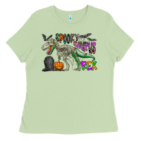 Matcha spooky saurus rex Ladies Tee - CowhideDigitalArt