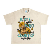 Sandshell just a girl who loves country music Urban Heavy Tee - MaliasSmallBusiness