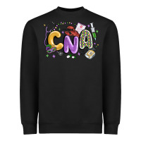 Black cna mardi gras Heavyweight Sweatshirt - MaliasSmallBusiness