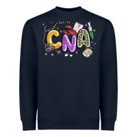 Navy cna mardi gras Heavyweight Sweatshirt - MaliasSmallBusiness
