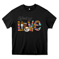 Black coffee İs mt love Heavy Core Tee - CowhideDigitalArt