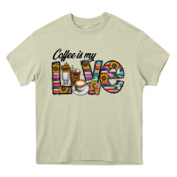 Mossy coffee İs mt love Heavy Core Tee - CowhideDigitalArt
