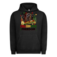 Pigment Black Juneteenth celebrate freedom Urban Hoodie - FaDigitalArtStudio