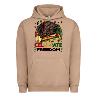 Pigment Burro Juneteenth celebrate freedom Urban Hoodie - FaDigitalArtStudio