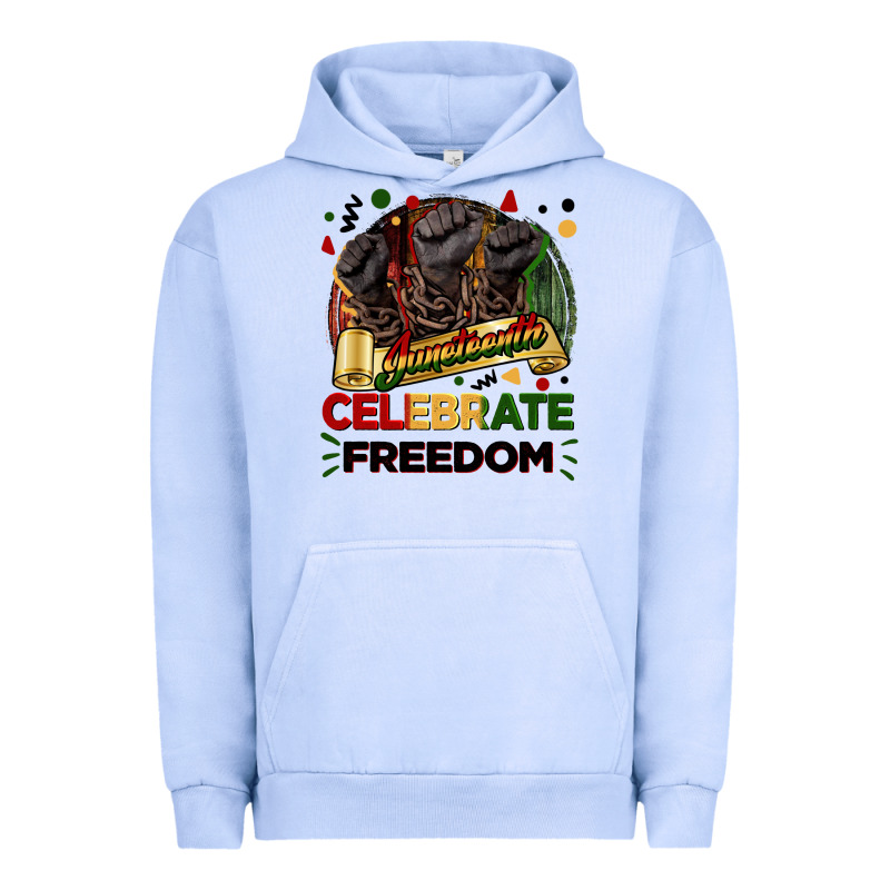 Juneteenth Celebrate Freedom Urban Hoodie by FaDigitalArtStudio | Teevron