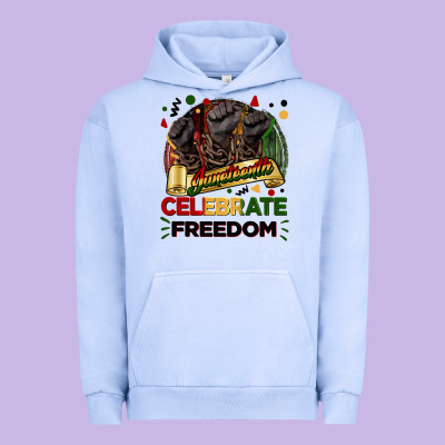 Juneteenth Celebrate Freedom Urban Hoodie Designed By Fadigitalartstudio