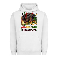 Pigment Lunar Rock Juneteenth celebrate freedom Urban Hoodie - FaDigitalArtStudio
