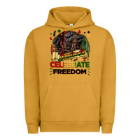 Pigment Peanut Butter Juneteenth celebrate freedom Urban Hoodie - FaDigitalArtStudio