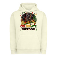 Pigment Pistachio Juneteenth celebrate freedom Urban Hoodie - FaDigitalArtStudio