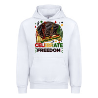 White Juneteenth celebrate freedom Urban Hoodie - FaDigitalArtStudio