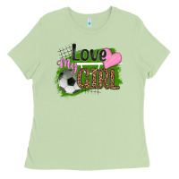 Matcha love my girl soccer Ladies Tee - HRA Design Shop