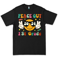 Black peace out 2024 1st grade Premium Tee - JahusDesignShop